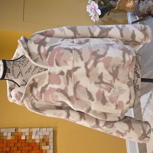 Sherpa half-zip hoodie ,Gap